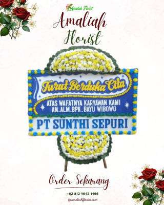 Papan Bunga Duka di Patam Lestari