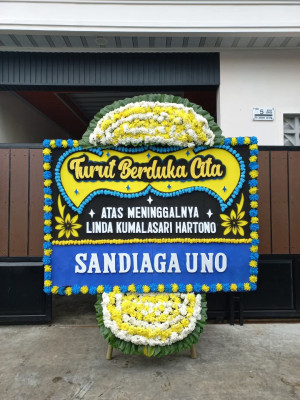 Papan Bunga Duka di Patam Lestari